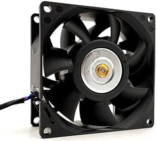 Alt view image 4 of 5 - FFB0812EHE Delta 12V 80mm Fan, 12V 1.35A 3-pin Double Ball Cooling Fan