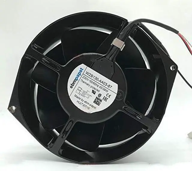 Main image of for 230V 172mm ebmpapst W2S130-AA03-87 Fan - 45/39W 224CFM 17251 3-Wire Cooling Fan