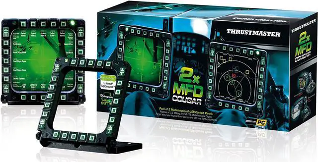 Alt view image 6 of 7 - Thrustmaster MFD Cougar Pack (PC)