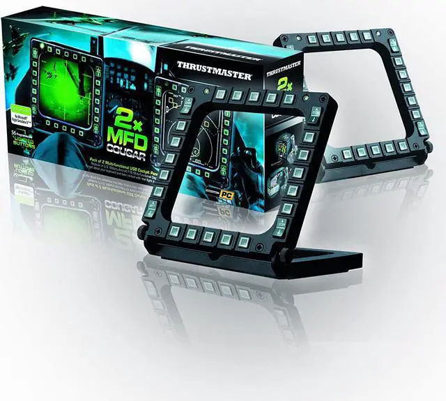 Alt view image 7 of 7 - Thrustmaster MFD Cougar Pack (PC)