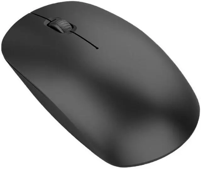 Alt view image 6 of 7 - Wireless Bluetooth Mute Mouse Ergonomic 2.4G 1600DPI Rechargeable Portable with USB Receiver for Laptop Desktop Tablet Black