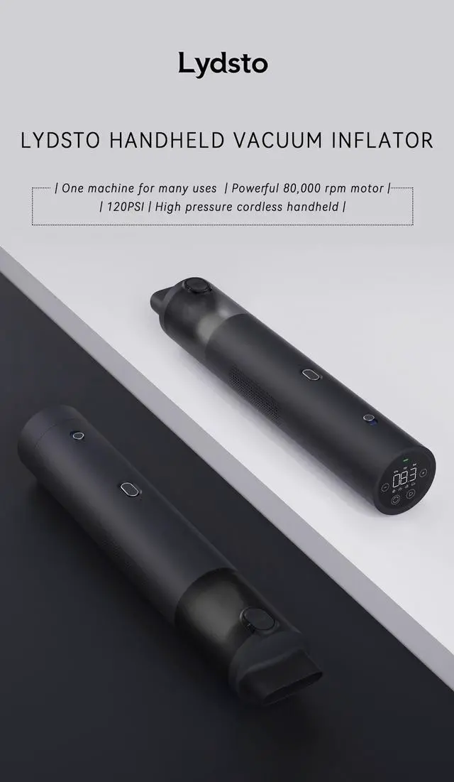 Alt view image 2 of 6 - 150PSI Wireless Handheld Portable Vacuum Cleaner Air Pump 2in1 Multifunctional Dust Collector for Car Home Office