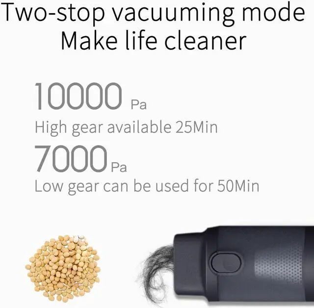 Alt view image 6 of 7 - Xiaomi Youpin Lydsto Handheld Vacuum Emergency Power Supply Wireless Cleaner Sofa Car Use Bank