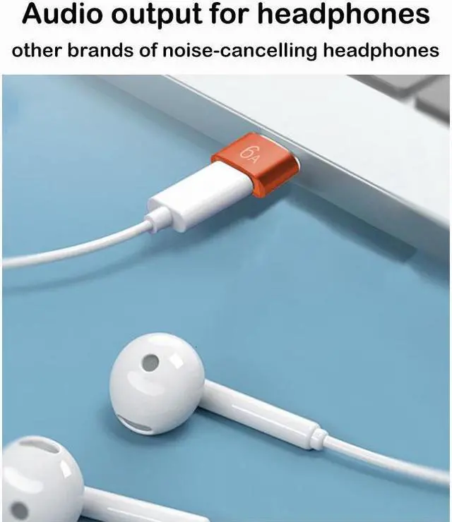 Alt view image 4 of 5 - USB 3.0 to Type-c Adapter 8 Pack USB C Female to USB 3.0 Male Charger 6A Adaptor for Cell Phones Computers Car Chargers Hard Drives Black