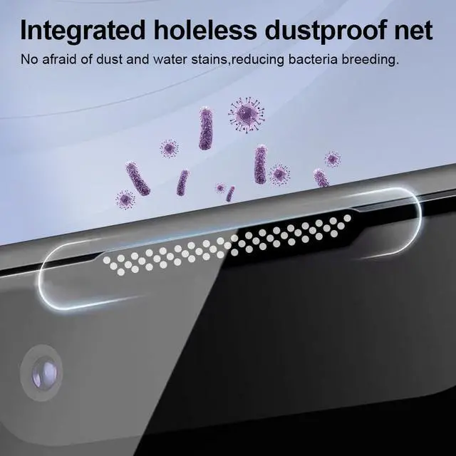 Alt view image 4 of 6 - SHANJIGUANG HD Tempered Glass Screen Protector 1pc,Automatic Dust Removal Free of Bubbles Easy to Install Dust-Proof Compatible with iPhone15/16,15pro/16pro iPhone16plus HD 1PC