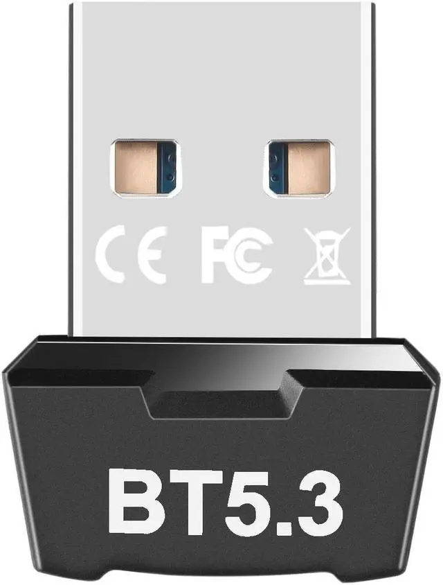 Main image of USB Bluetooth Adapter 5.3 for PC Plug and Play Adapter for Keyboard Mouse Headphone Speakers