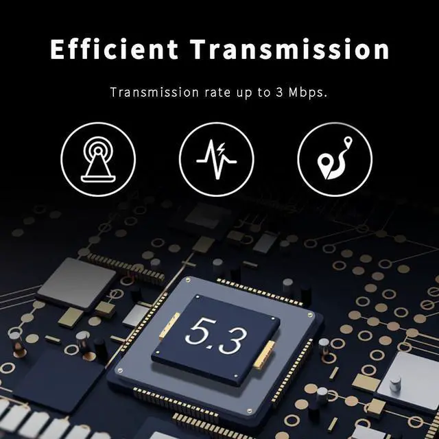 Alt view image 6 of 7 - USB Bluetooth Adapter 5.3 for PC Plug and Play Adapter for Keyboard Mouse Headphone Speakers