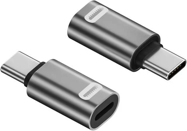 Main image of Lightning to USB C Adapter 2Pack 27W Fast Charging and Data Transfer for iPhone 15 Series iPad MacBook Other Type C Device Not OTG