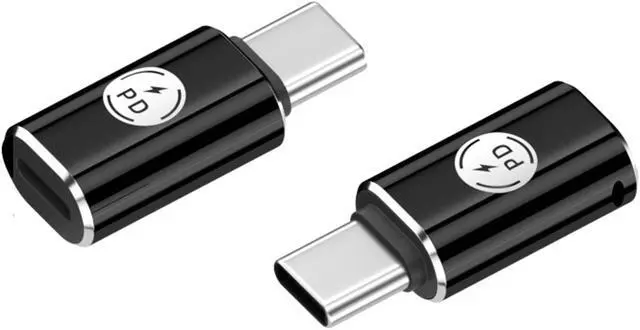 Main image of Lightning to USB C Adapter 2Pack 27W Fast Charging and Data Transfer for iPhone 15 Series iPad MacBook Other Type C Device Not OTG