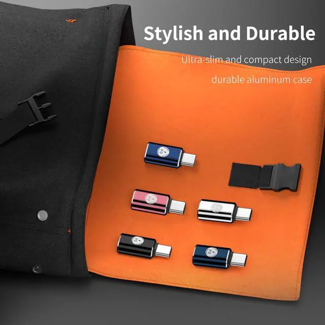 Alt view image 5 of 6 - Lightning to USB C Adapter 2Pack 27W Fast Charging and Data Transfer for iPhone 15 Series iPad MacBook Other Type C Device Not OTG