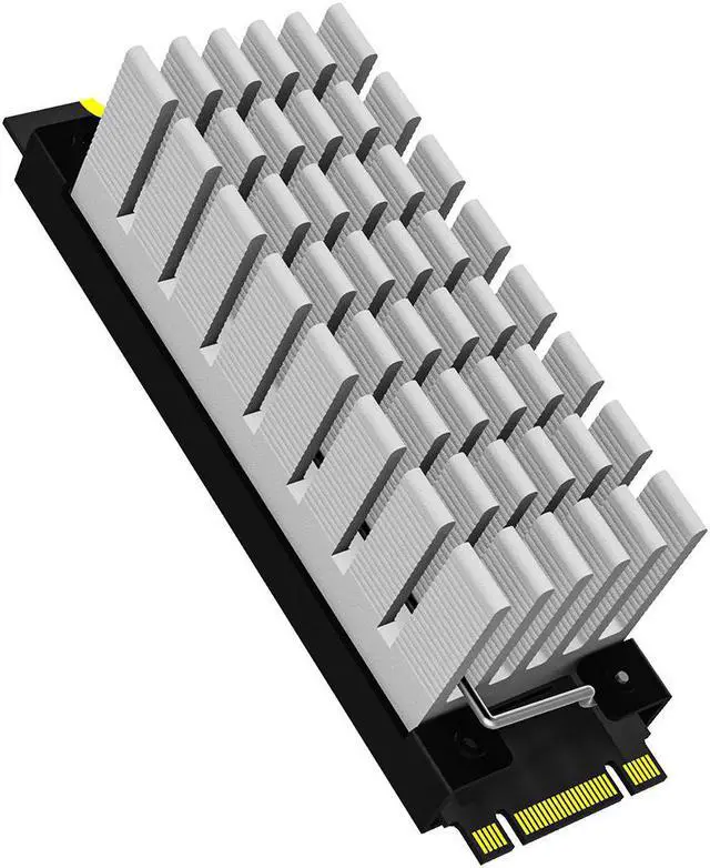 Alt view image 2 of 6 - Archgon SSD Heatsink M.2 2280 NVMe SSD Aluminium Heatsink Cooler with Thermal Pads for PCIE NVMe M.2 SSD, SATA M.2 SSD (Silver HS-0130)