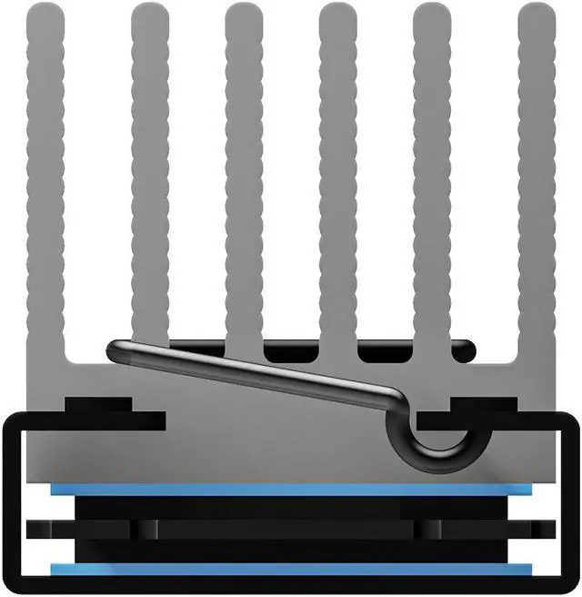Alt view image 3 of 6 - Archgon SSD Heatsink M.2 2280 NVMe SSD Aluminium Heatsink Cooler with Thermal Pads for PCIE NVMe M.2 SSD, SATA M.2 SSD (Silver HS-0130)
