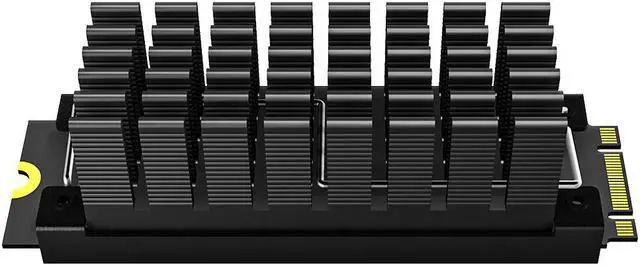 Alt view image 5 of 6 - Archgon SSD Heatsink M.2 2280 NVMe SSD Aluminium Heatsink Cooler with Thermal Pads for PCIE NVMe M.2 SSD, SATA M.2 SSD (Black HS-0130)