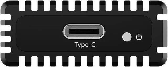 Alt view image 4 of 7 - Archgon USB 3.1 Gen.2 NVMe Aluminum External SSD Enclosure with Both USB-C and USB-A Cables Compatible with M.2 2230/2242/2260/2280 PCIe-Based Solid State Drive Model MSD-221 (Black)