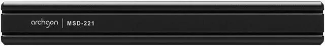 Alt view image 5 of 7 - Archgon USB 3.1 Gen.2 NVMe Aluminum External SSD Enclosure with Both USB-C and USB-A Cables Compatible with M.2 2230/2242/2260/2280 PCIe-Based Solid State Drive Model MSD-221 (Black)