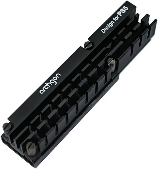 Main image of Archgon PS5 Heatsink Cooler for PCIe NVMe M.2 2280/22110 SSD for PS5 Workstation Server Rugged Computer IPC Industrial Computer Gaming PC Use (Black) (HS-1110-PS5)