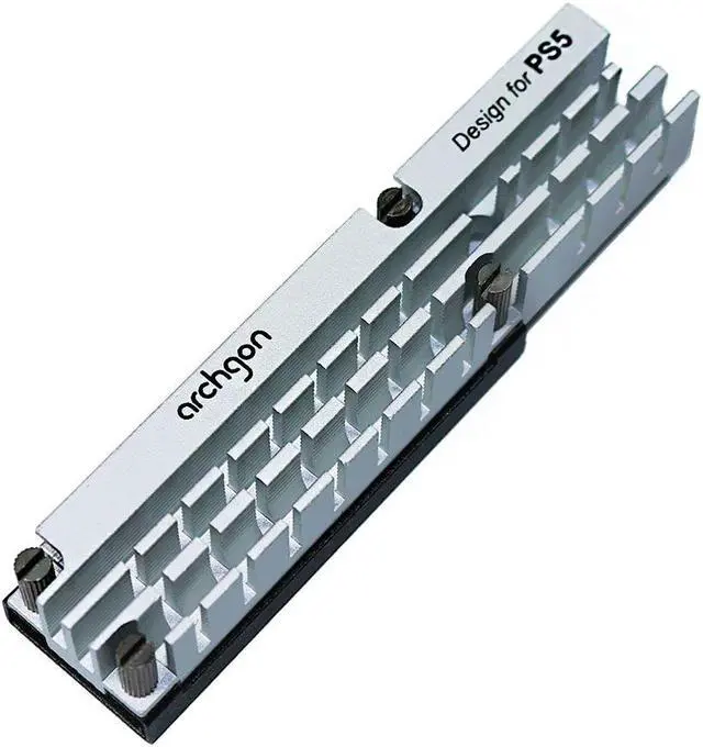 Main image of Archgon PS5 Heatsink Cooler for PCIe NVMe M.2 2280/22110 SSD for PS5 Workstation Server Rugged Computer IPC Industrial Computer Gaming PC Use (Silver)(HS-1110-PS5)