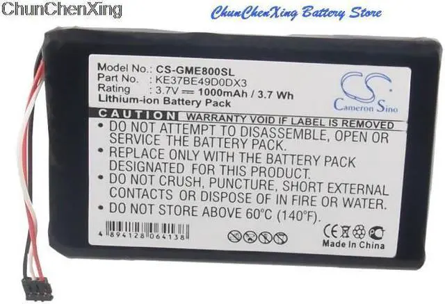 Alt view image 12 of 16 - 1000mAh Battery for Garmin Edge 800, Edge 810, KE37BE49D0DX3 NEW