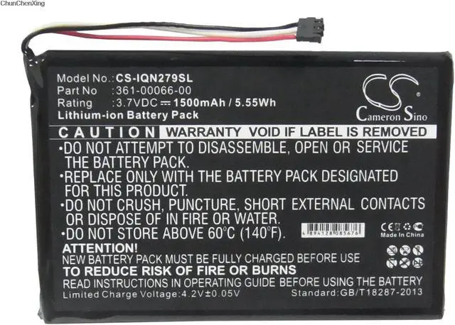 Alt view image 12 of 16 - 1500mAh 361-00066-00 Battery Garmin Nuvi 2757, Nuvi 2757LM