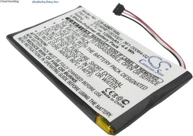 Alt view image 16 of 16 - 1200mAh Battery for Garmin Nuvi 3700, 3760, 3760T, 3790, 3790T, 361-00064-02 NEW