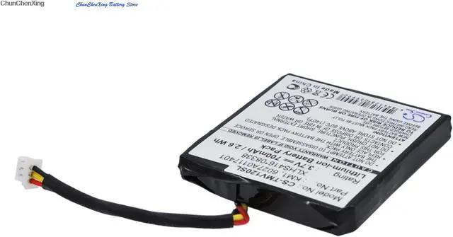 Alt view image 15 of 15 - 700mAh Battery for TomTom Via 120, 125, 1405TM, Live, Euro, 4EH44, KM1