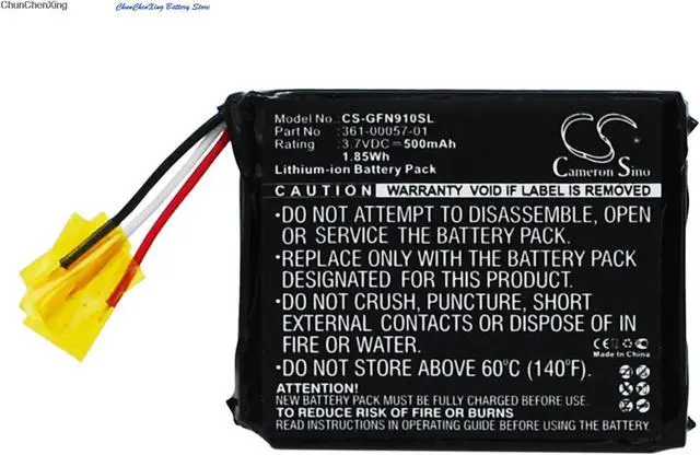 Alt view image 11 of 15 - 500mAh Battery for Garmin Forerunner 910XT; 361-00057-01