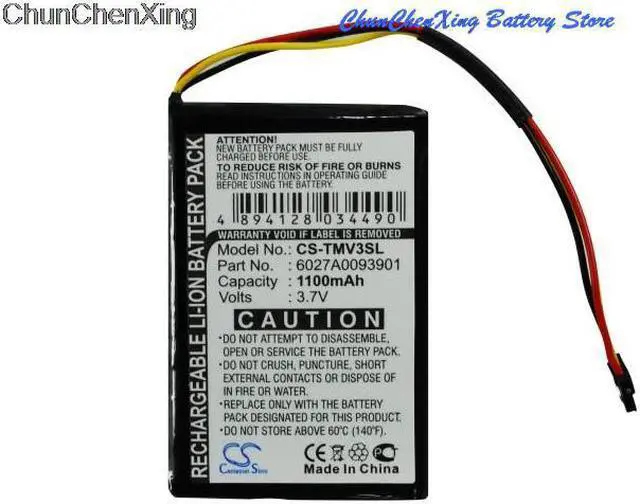Alt view image 10 of 14 - 1100mAh Battery for TomTom XL IQ V3 4EM0.001.01 N14644, p/n: TomTom 6027A0093901