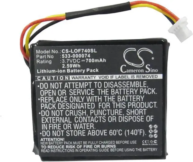 Main image of Cameron Sino 700mAh Battery 533-000074 for Logitech 981-000257, F540, G930