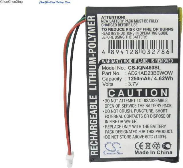 Alt view image 11 of 15 - 1250mAh Battery for Garmin Nuvi 465Nuvi 465TNuvi 465LTM
