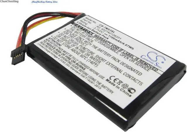 Alt view image 14 of 15 - 1100mAh Battery for TomTom 1EP0.029.01, XXL IQ Routes, 4EP0.001.02, 6027A0106201
