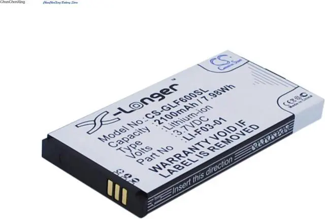 Alt view image 13 of 13 - Replacement GPS, Navigator Battery for Golf Buddy DSC-GB600, GB3-PT4