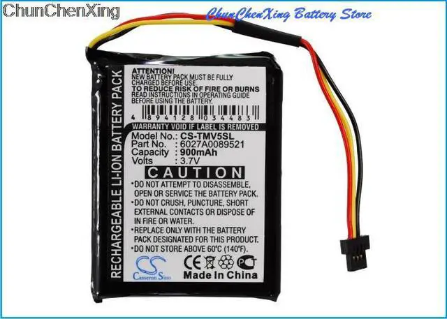 Alt view image 10 of 14 - 900mAh battery for TomTom ONE IQ, V5, 4EK0.001.01 (6027A0089521)