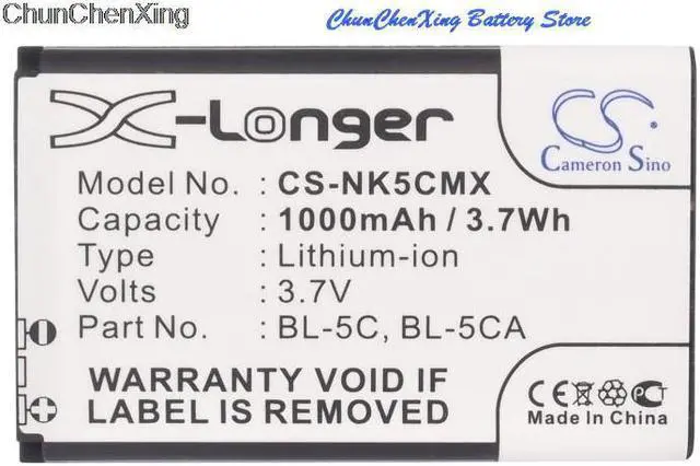 Alt view image 10 of 14 - 1000mAh Battery for BANNO GT03B BBK VIVO K118 Nokia 1280 Vodafone 702NK Hyundai