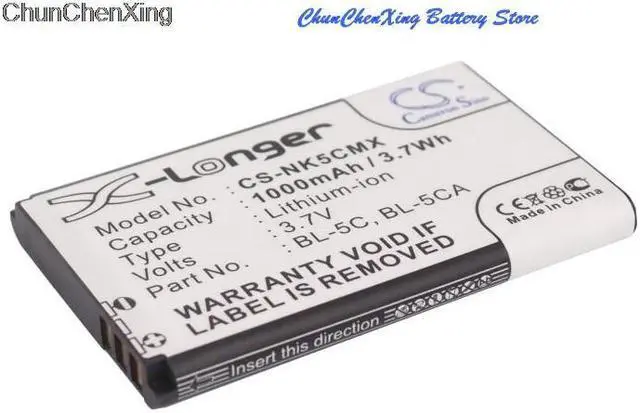 Alt view image 14 of 14 - 1000mAh Battery for BANNO GT03B BBK VIVO K118 Nokia 1280 Vodafone 702NK Hyundai