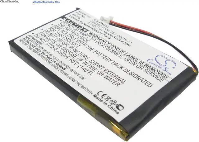 Alt view image 15 of 15 - 1250mAh Battery for Garmin iQue M3, iQue M4, 361-00019-01, D25292-0000