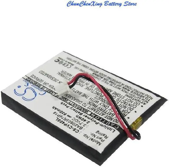 Alt view image 11 of 12 - 650mAh BA20603R79919 Battery for CREATIVE DAP-FL0040, CREATIVE V, CREATIVE V Plus