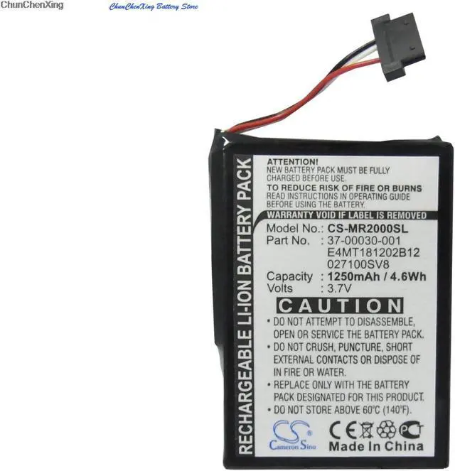 Alt view image 11 of 15 - 1250mAh Battery for GPS Magellan RoadMate 2000, 2200T, 2250T, Maestro 3100