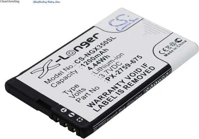 Alt view image 14 of 14 - 1200mAh battery for NavGear Motorradnavi SLX-350 TourMate SLX-350