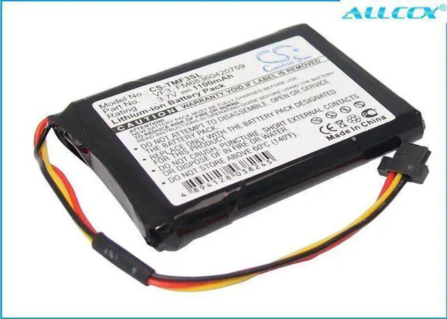 Alt view image 14 of 14 - 1100mAh Battery for TomTom Quanta GPS; FM68360420759, VF3