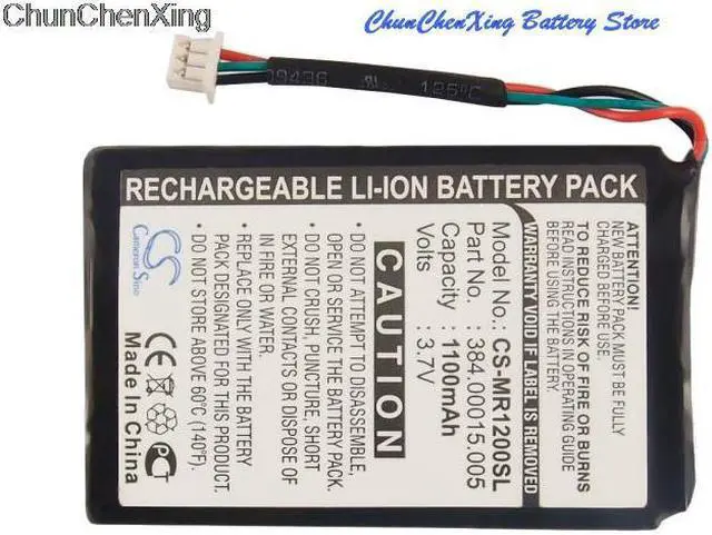 Alt view image 12 of 16 - 1100mAh Battery for GPS Magellan RoadMate 1200, RoadMate 1210, 384.00015.005