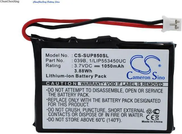 Alt view image 11 of 15 - 1050mAh Battery for Sureshot 8800, 8850, 1110-1 (P/N: 039B, 1/LIP553450UC)