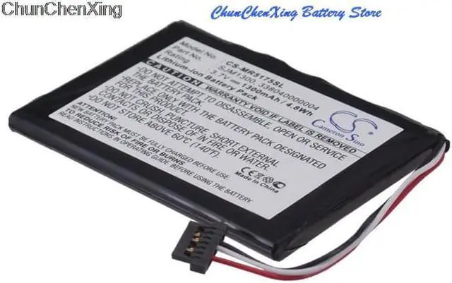 Alt view image 9 of 11 - 1300mAh SJM1300 Battery for Magellan RoadMate 5175-LM, RoadMate 5175TLM