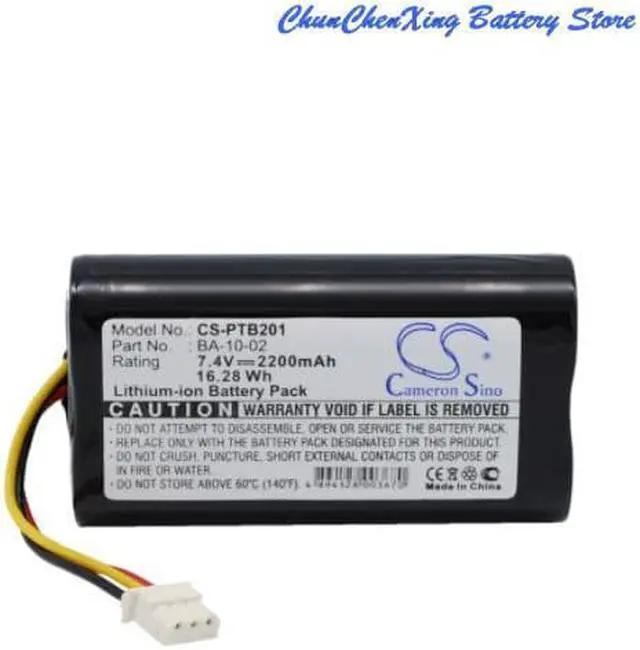 Alt view image 2 of 12 - 2200mAh Li-ion BA-10-02 Battery Citizen CMP-10 Mobile Thermal printer battery