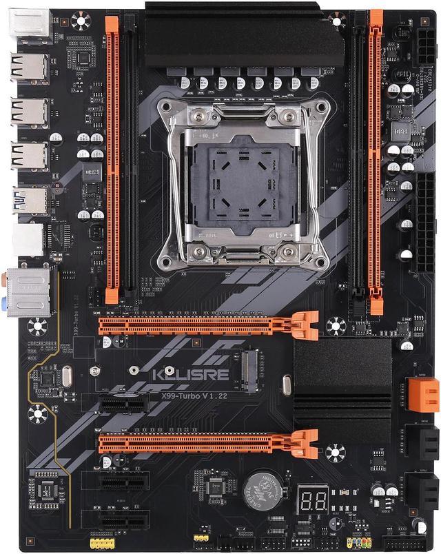 Kllisre X99 Desktop motherboard LGA 2011-3 M.2 NVME slot Support double  channels DDR4 ECC SATA3.0 USB3.0 