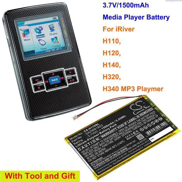 Alt view image 8 of 12 - 1700mAh Battery for iRiver H110, H120, H140, H320, H340, DA2WB18D2