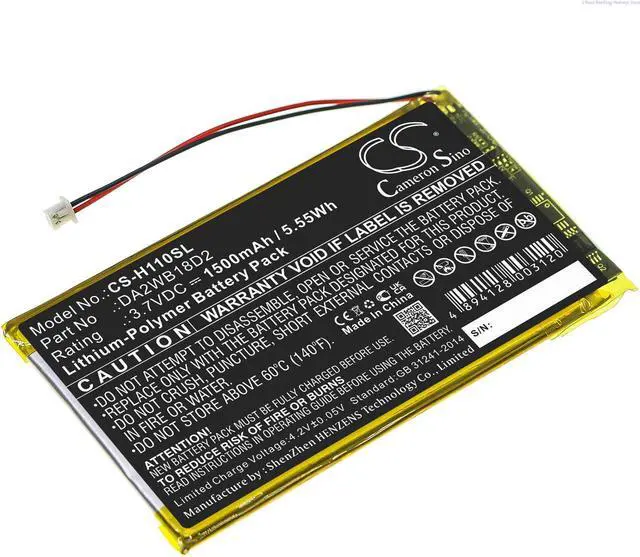 Alt view image 9 of 12 - 1700mAh Battery for iRiver H110, H120, H140, H320, H340, DA2WB18D2