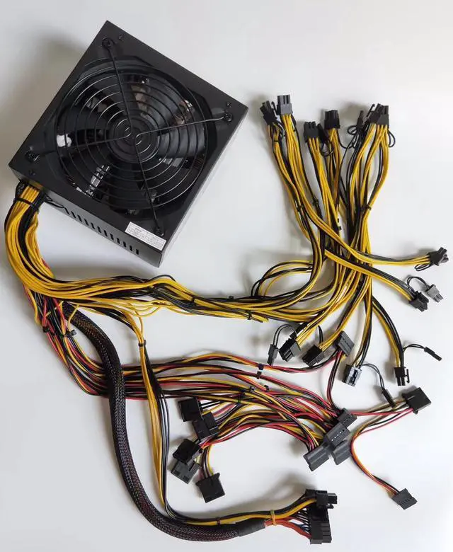 Alt view image 5 of 7 - Taifast ATX-MS1800w high quality 92 plus minging power supply Manufacturer Direct sales ATX 1800W Non-Module in stock strong power supply computer GPU machine PC