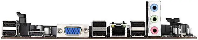 Alt view image 2 of 6 - H61 desktop motherboard Dual channels SATA Ethernet for DDR3 ram stock H61M LGA 1155 quality assured graphics card pc M-ATX motherboard