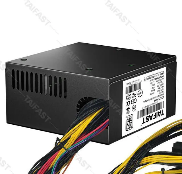 Alt view image 5 of 5 - 1600W mining power supplies with Multi-channel full voltage 170v-240v Power Supply Taifast 92 Plus Gold For 8/12 GPU self-manufacture in stock