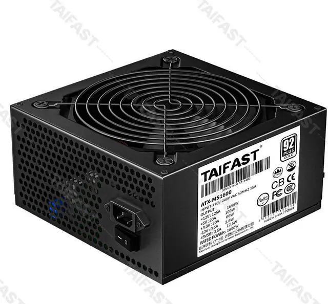 Alt view image 3 of 5 - 1600W mining power supplies with Multi-channel full voltage 170v-240v Power Supply Taifast 92 Plus Gold For 8/12 GPU self-manufacture in stock